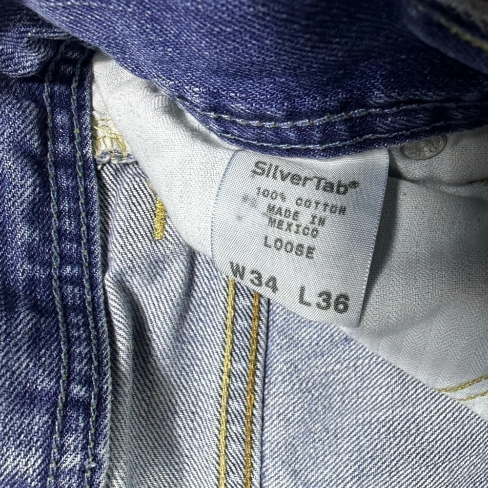 Levi’s Men’s Vintage SilverTab Medium Wash Loose Fit Denim Jeans Size 34